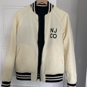 Nudie Jeans Reversible Cloud Baseball varsity Jacket